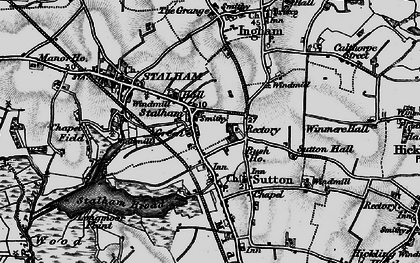 Old map of Stalham Green in 1898