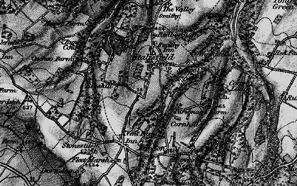 Old map of Stalisfield Green in 1895