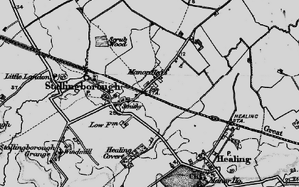 Old map of Stallingborough in 1895