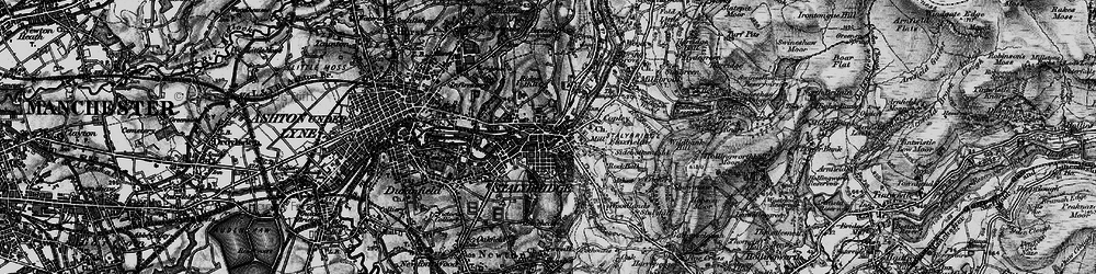 Old map of Stalybridge in 1896