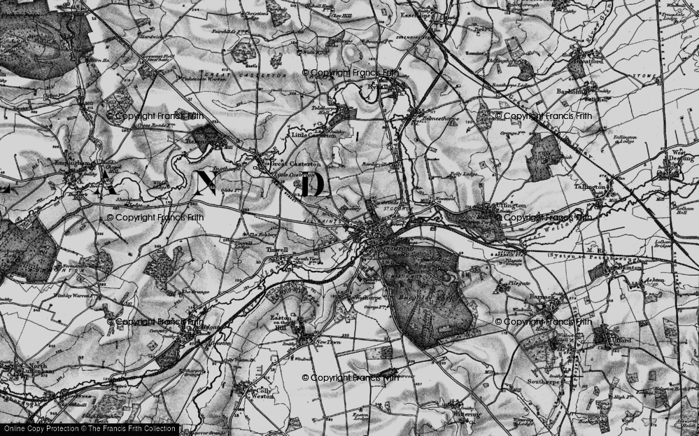 Old Map of Historic Map covering Bordeville in 1895
