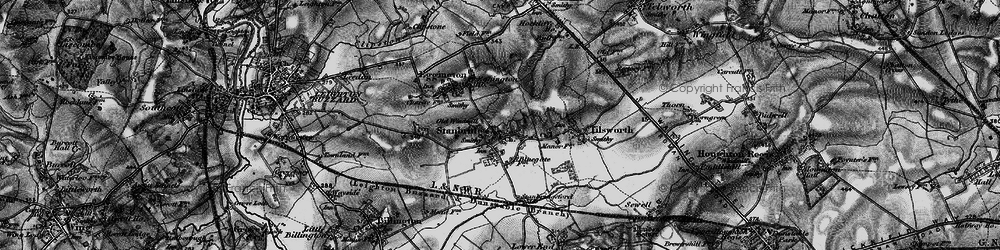 Old map of Stanbridge in 1896