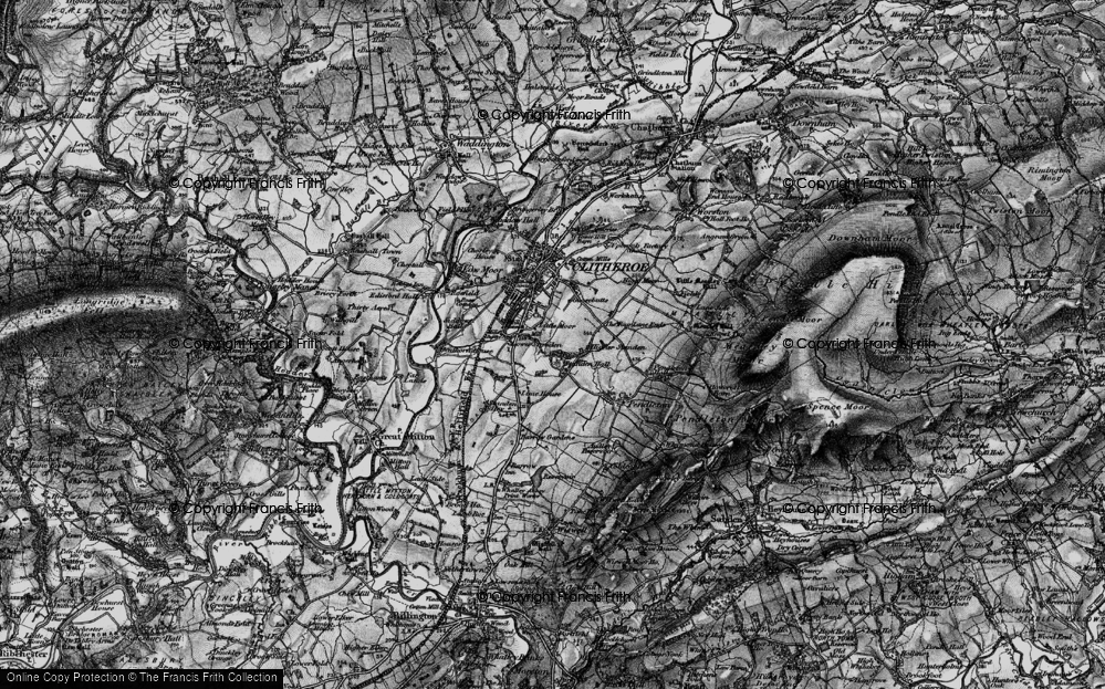 Old Map of Standen Hall, 1898 in 1898