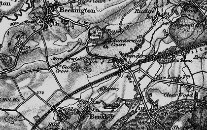 Old map of Standerwick in 1898