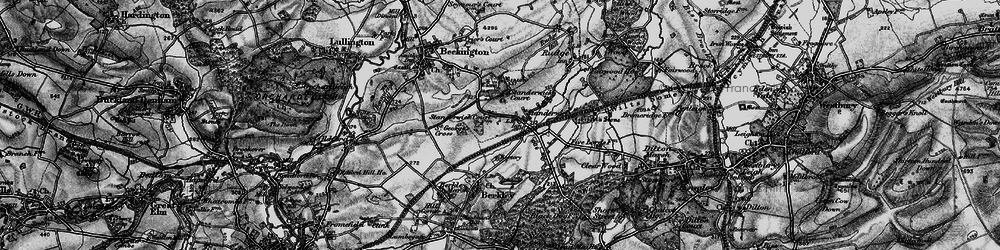Old map of Standerwick in 1898