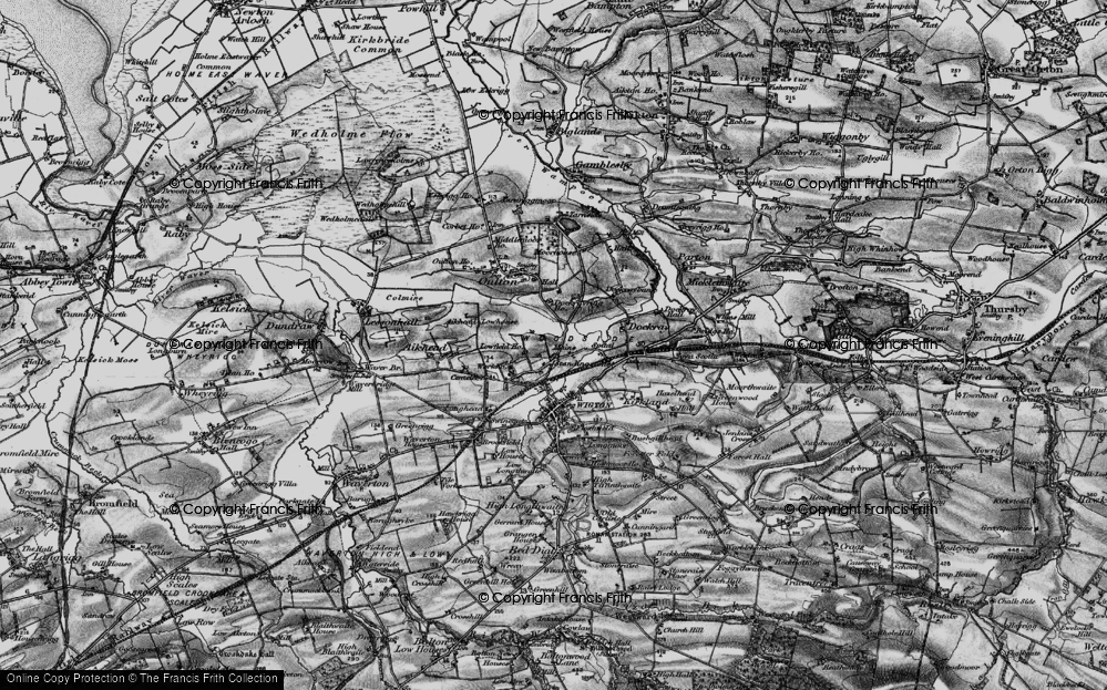 Old Map of Standingstone, 1897 in 1897