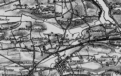 Old map of Standingstone in 1897