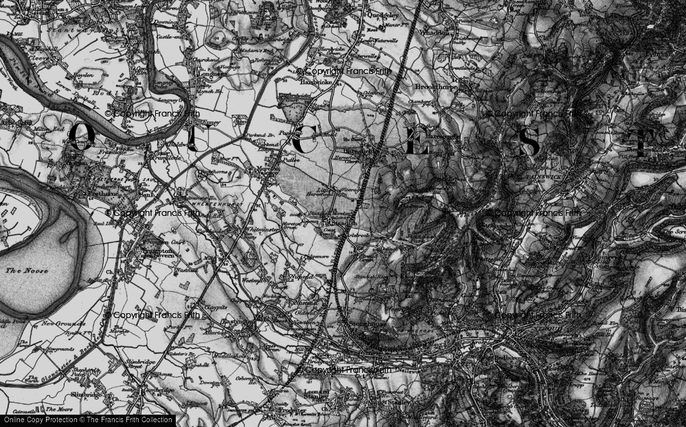 Old Map of Standish, 1896 in 1896