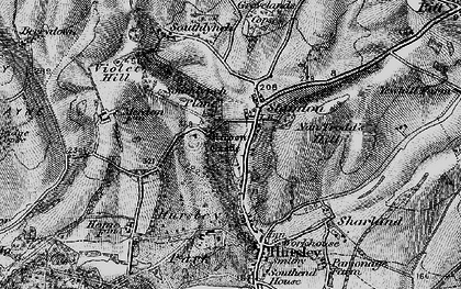 Old map of Standon in 1895