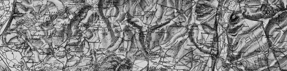 Old map of Standon in 1895