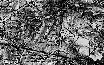 Old map of Blindhouse in 1895