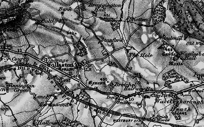 Old map of Stanford in 1899