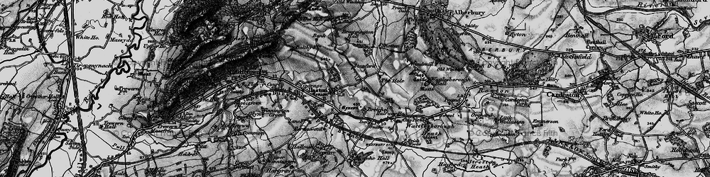 Old map of Stanford in 1899