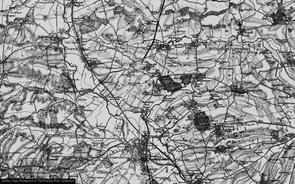 Old Map of Stanford Hills, 1899 in 1899