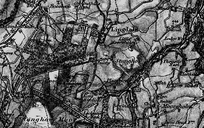 Old map of Stanghow in 1898