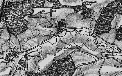 Old map of Stanion in 1898
