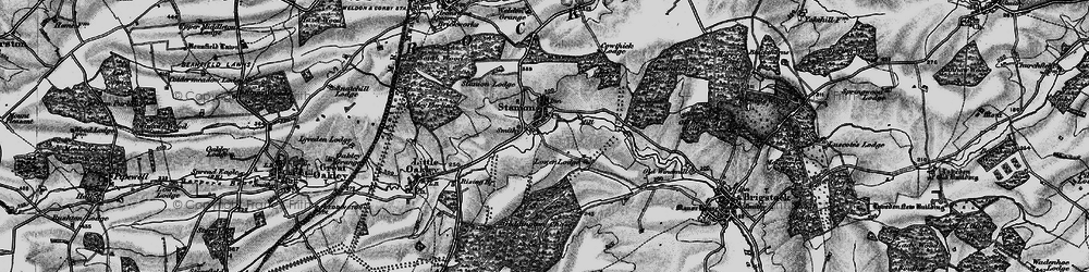 Old map of Stanion in 1898