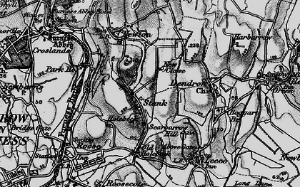 Old map of Stank in 1897