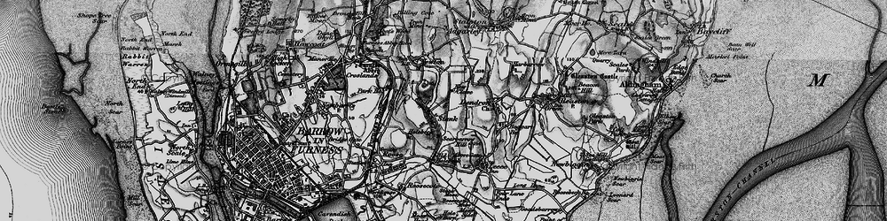 Old map of Stank in 1897