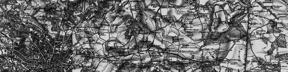 Old map of Stanks in 1898