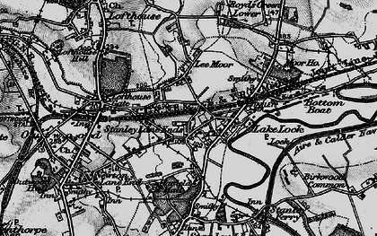 Old map of Stanley in 1896