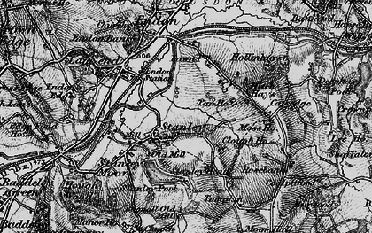 Old map of Stanley in 1897