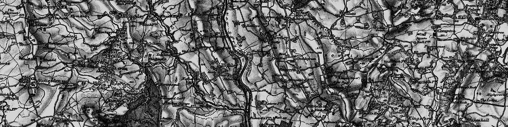 Old map of Severn Valley Country Park in 1899