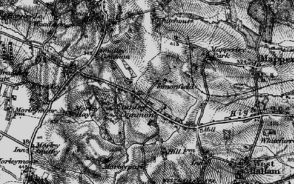 Old map of Stanley Common in 1895