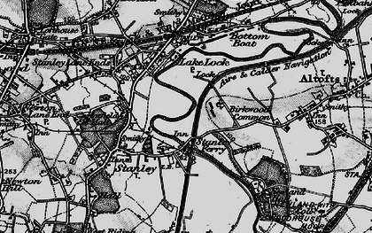 Old map of Stanley Ferry in 1896