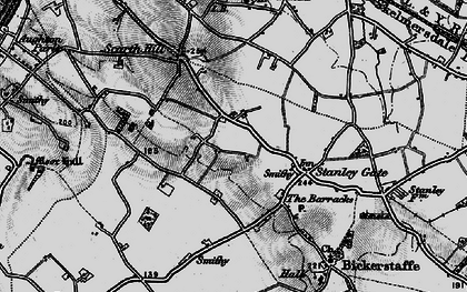 Old map of Stanley Gate in 1896