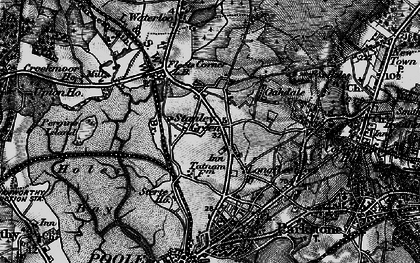 Old map of Stanley Green in 1895