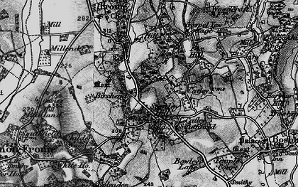 Old map of Stanley Hill in 1898