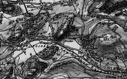 Old map of Stanner in 1899
