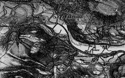Old map of Stannersburn in 1897