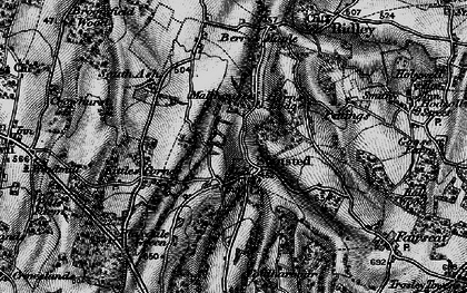 Old map of Stansted in 1895