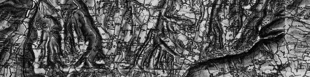 Old map of Stansted in 1895