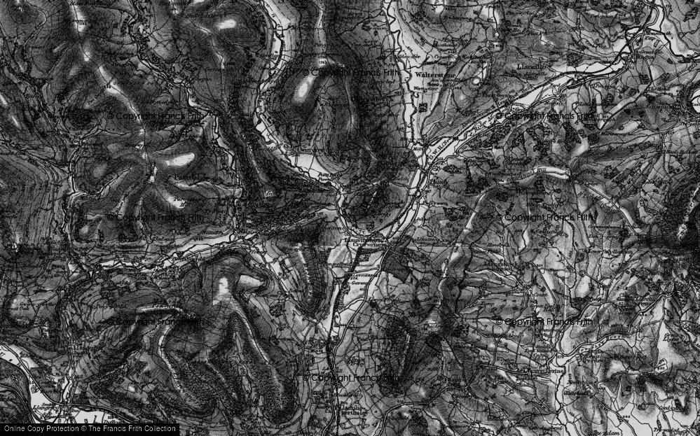 Old Map of Stanton, 1896 in 1896
