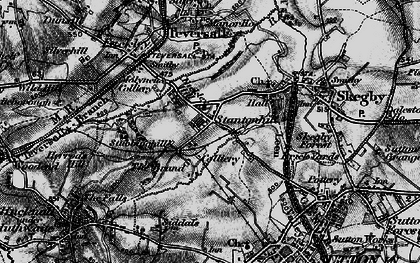 Old map of Stanton Hill in 1896