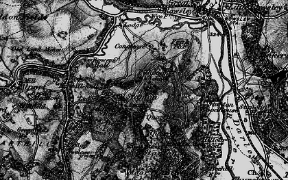 Old map of Stanton in Peak in 1897
