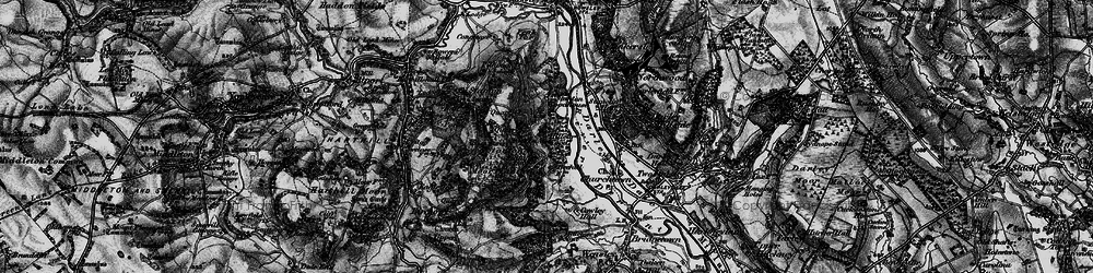Old map of Stanton Lees in 1897