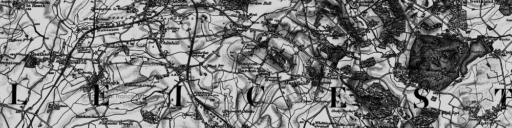 Old map of Billa Barra in 1895
