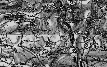 Old map of Stanton Wick in 1898