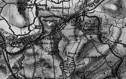 Old map of Stantonbury in 1896