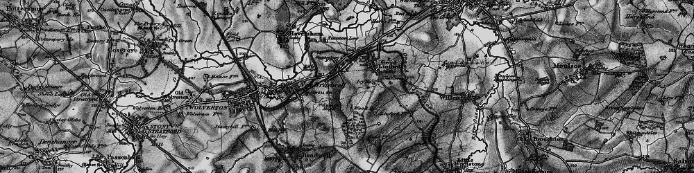 Old map of Stantonbury in 1896