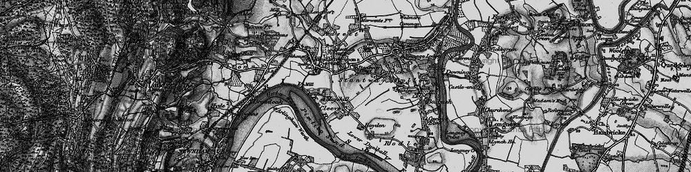 Old map of Stantway in 1896