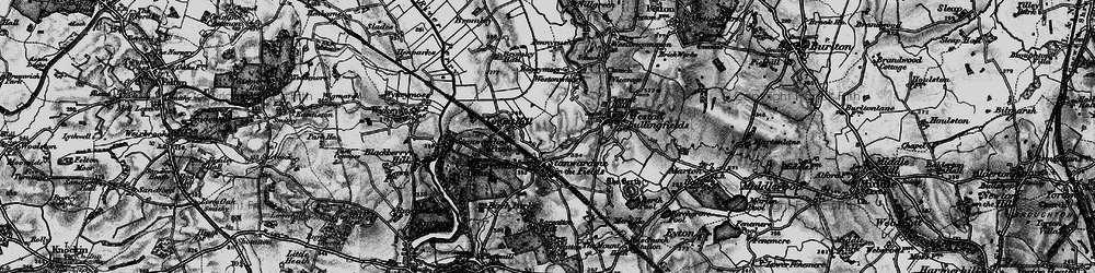 Old map of Stanwardine in the Fields in 1899