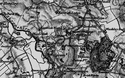 Old map of Stanwardine in the Wood in 1897