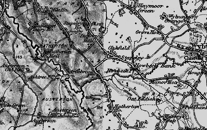 Old map of Stapeley in 1897