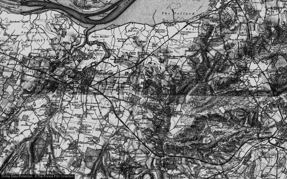 Old Map of Staplestreet, 1895 in 1895