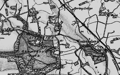 Old map of Stapleton in 1895